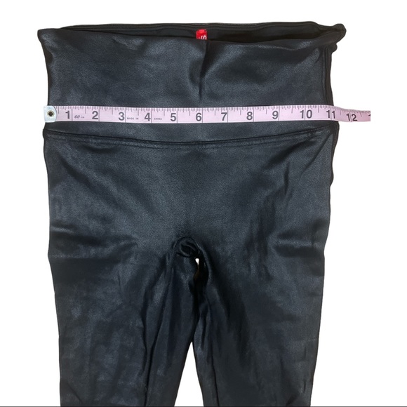 Spanx faux leather leggings F1-23 - Picture 3 of 6